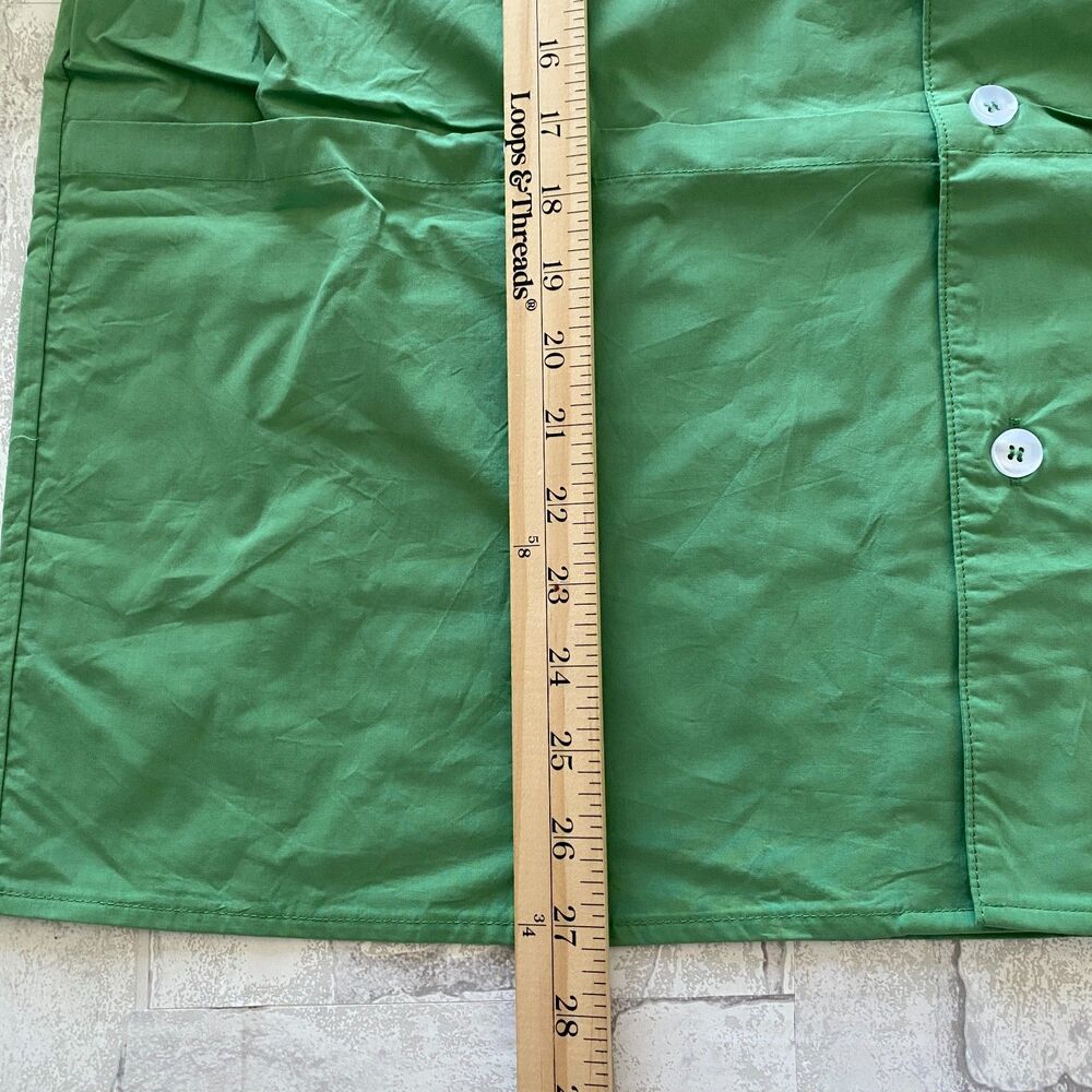 NWT Homme Femme Playboy Mint Green Button Up Collared Shirt Street Wear Sz L - Picture 6 of 8